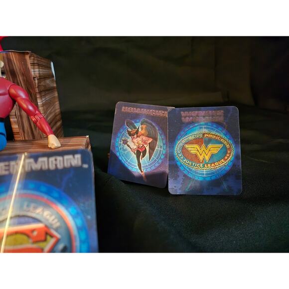 Justice League From DC Comics, Action Figures And Cards. - Picture 6 of 15